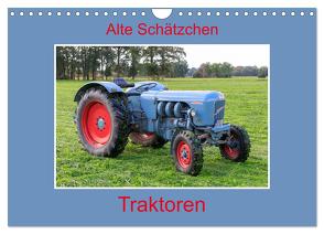 Alte Schätzchen – Traktoren (Wandkalender 2024 DIN A4 quer), CALVENDO Monatskalender von Maurer,  Marion