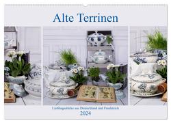 Alte Terrinen Lieblingsstücke aus Deutschland und Frankreich (Wandkalender 2024 DIN A2 quer), CALVENDO Monatskalender von Reiß-Seibert,  Marion