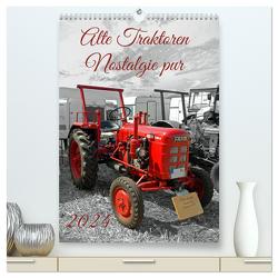 Alte Traktoren Nostalgie pur (hochwertiger Premium Wandkalender 2024 DIN A2 hoch), Kunstdruck in Hochglanz von Kleemann,  Claudia
