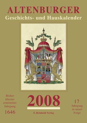 Altenburger Geschichts- und Hauskalender / Altenburger Geschichts- und Hauskalender