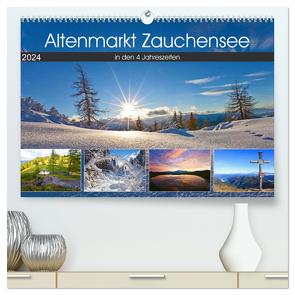 Altenmarkt Zauchensee (hochwertiger Premium Wandkalender 2024 DIN A2 quer), Kunstdruck in Hochglanz von Kramer,  Christa