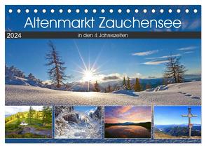 Altenmarkt Zauchensee (Tischkalender 2024 DIN A5 quer), CALVENDO Monatskalender von Kramer,  Christa