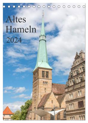 Altes Hameln (Tischkalender 2024 DIN A5 hoch), CALVENDO Monatskalender von Stock,  pixs:sell@Adobe