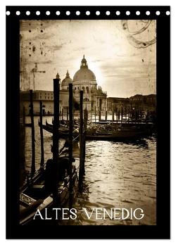 Altes Venedig (Tischkalender 2024 DIN A5 hoch), CALVENDO Monatskalender von Getz,  Marlies