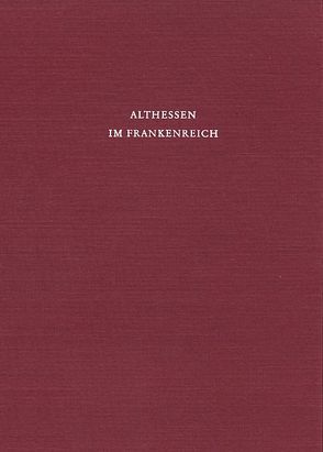 Althessen im Frankenreich von Schlesinger,  Walter