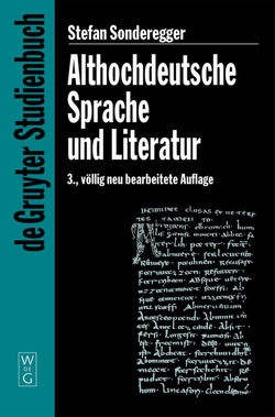 Althochdeutsche Sprache und Literatur von Sonderegger,  Stefan