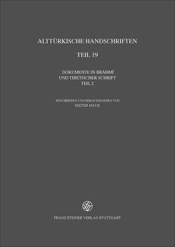 Alttürkische Handschriften von Maue,  Dieter