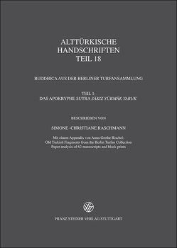 Alttürkische Handschriften von Raschmann,  Simone-Christiane, Rischel,  A.-G.