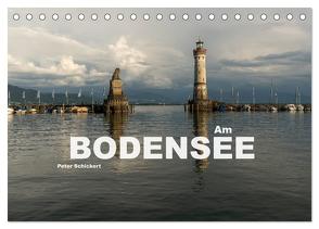 Am Bodensee (Tischkalender 2024 DIN A5 quer), CALVENDO Monatskalender von Schickert,  Peter