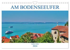 Am Bodenseeufer (Wandkalender 2024 DIN A4 quer), CALVENDO Monatskalender von Janke,  Andrea