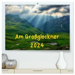 Am Großglockner (hochwertiger Premium Wandkalender 2024 DIN A2 quer), Kunstdruck in Hochglanz von und Holger Karius,  Kirsten