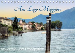 Am Lago Maggiore – Aquarelle und Fotografien (Tischkalender 2019 DIN A5 quer) von Dürr,  Brigitte