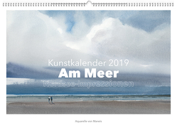 Kunstkalender 2019 Am Meer von Tehrani,  Maneis