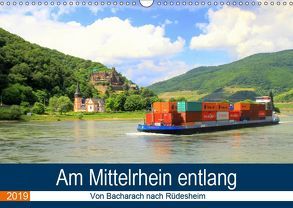 Am Mittelrhein entlang – Von Bacharach nach Rüdesheim (Wandkalender 2019 DIN A3 quer) von Klatt,  Arno