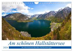 Am schönen Hallstättersee im oberösterreichischen Salzkammergut (Wandkalender 2024 DIN A4 quer), CALVENDO Monatskalender von Kramer,  Christa