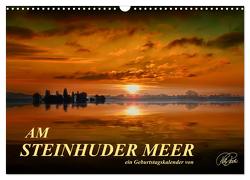 Am Steinhuder Meer / Geburtstagskalender (Wandkalender 2024 DIN A3 quer), CALVENDO Monatskalender von Roder,  Peter
