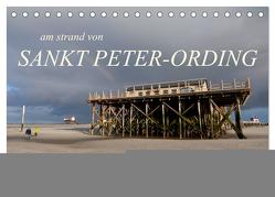 am strand von SANKT PETER-ORDING (Tischkalender 2024 DIN A5 quer), CALVENDO Monatskalender von Drefahl,  Björn
