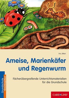 Ameise, Marienkäfer und Regenwurm von Jitten,  Iris