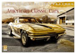 American Classic Cars (Tischkalender 2024 DIN A5 quer), CALVENDO Monatskalender von Chrombacher,  Christian