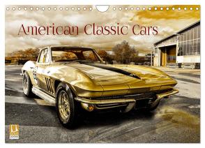 American Classic Cars (Wandkalender 2024 DIN A4 quer), CALVENDO Monatskalender von Chrombacher,  Christian