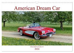 American Deam Car Corvette C1 (Wandkalender 2024 DIN A3 quer), CALVENDO Monatskalender von Brückmann,  Michael