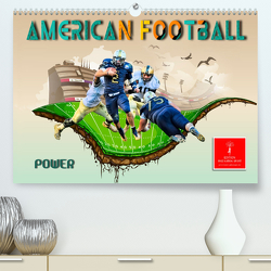 American Football – Power (Premium, hochwertiger DIN A2 Wandkalender 2023, Kunstdruck in Hochglanz) von Roder,  Peter