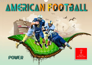 American Football – Power (Wandkalender 2023 DIN A3 quer) von Roder,  Peter