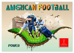 American Football – Power (Wandkalender 2024 DIN A4 quer), CALVENDO Monatskalender von Roder,  Peter