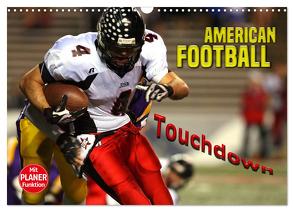 American Football – Touchdown (Wandkalender 2024 DIN A3 quer), CALVENDO Monatskalender von Bleicher,  Renate