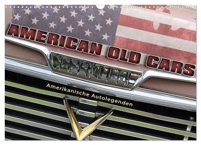 American Old Cars – Amerikanische Autolegenden (Wandkalender 2024 DIN A3 quer), CALVENDO Monatskalender von Metternich,  Doris