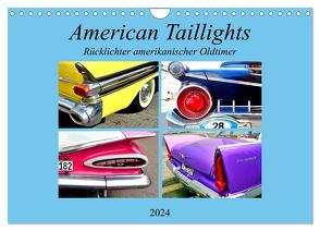 American Taillights – Rücklichter amerikanischer Oldtimer (Wandkalender 2024 DIN A4 quer), CALVENDO Monatskalender von von Loewis of Menar,  Henning