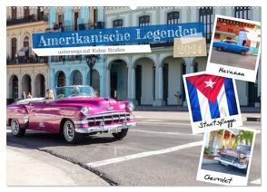 Amerikanische Legenden, unterwegs auf Kubas Straßen (Wandkalender 2024 DIN A2 quer), CALVENDO Monatskalender von Grellmann Photography,  Tilo