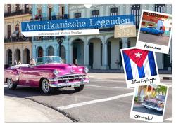 Amerikanische Legenden, unterwegs auf Kubas Straßen (Wandkalender 2024 DIN A3 quer), CALVENDO Monatskalender von Grellmann Photography,  Tilo