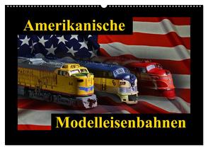 Amerikanische Modelleisenbahnen (Wandkalender 2024 DIN A2 quer), CALVENDO Monatskalender von Laue,  Ingo