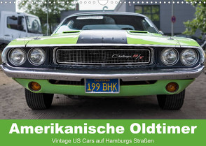 Amerikanische Oldtimer – Vintage US Cars auf Hamburgs Straßen (Wandkalender 2023 DIN A3 quer) von Voss,  Matthias