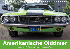 Amerikanische Oldtimer – Vintage US Cars auf Hamburgs Straßen (Wandkalender 2023 DIN A4 quer) von Voss,  Matthias