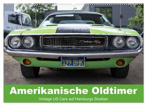 Amerikanische Oldtimer – Vintage US Cars auf Hamburgs Straßen (Wandkalender 2024 DIN A2 quer), CALVENDO Monatskalender von Voss,  Matthias