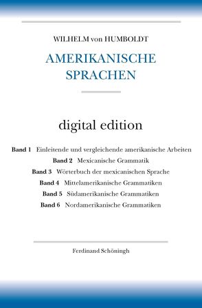 Amerikanische Sprachen von Ringmacher,  Manfred, Tintemann,  Ute, von Humboldt,  Wilhelm