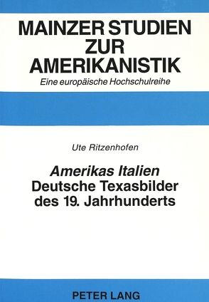 «Amerikas Italien» von Ritzenhofen,  Ute