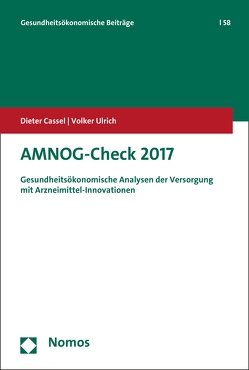 AMNOG-Check 2017 von Cassel,  Dieter, Ulrich,  Volker