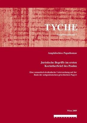 Tyche Supplement 7 (2009) von Papathomas,  Amphilochios