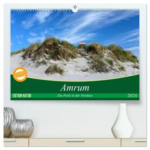 Amrum, die Perle in der Nordsee (hochwertiger Premium Wandkalender 2024 DIN A2 quer), Kunstdruck in Hochglanz von Klenke,  Matthias