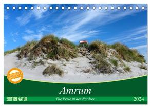 Amrum, die Perle in der Nordsee (Tischkalender 2024 DIN A5 quer), CALVENDO Monatskalender von Klenke,  Matthias