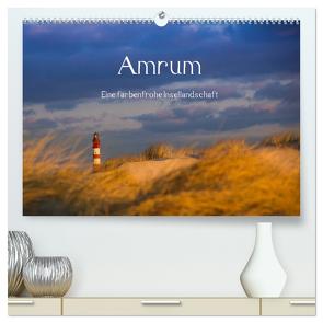 Amrum – Eine farbenfrohe Insellandschaft (hochwertiger Premium Wandkalender 2024 DIN A2 quer), Kunstdruck in Hochglanz von Koch - Siko-Fotomomente.de,  Silke