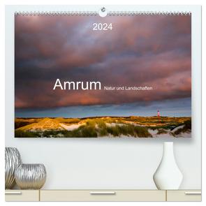 Amrum. Natur und Landschaften (hochwertiger Premium Wandkalender 2024 DIN A2 quer), Kunstdruck in Hochglanz von Koch,  Lucyna