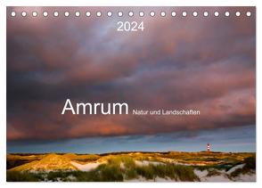 Amrum. Natur und Landschaften (Tischkalender 2024 DIN A5 quer), CALVENDO Monatskalender von Koch,  Lucyna