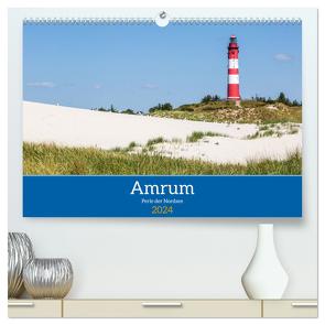 Amrum – Perle der Nordsee (hochwertiger Premium Wandkalender 2024 DIN A2 quer), Kunstdruck in Hochglanz von Kleinfeld,  Thorsten