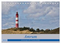 Amrum – stimmungsvolle Nordseebilder (Tischkalender 2024 DIN A5 quer), CALVENDO Monatskalender von Potratz,  Andrea