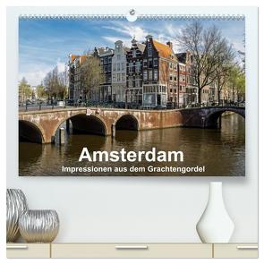 Amsterdam – Impressionen aus dem Grachtengordel (hochwertiger Premium Wandkalender 2024 DIN A2 quer), Kunstdruck in Hochglanz von Seethaler,  Thomas