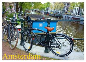 Amsterdam (Wandkalender 2024 DIN A3 quer), CALVENDO Monatskalender von Juretzky,  Ute